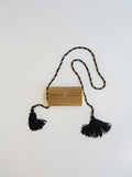 YSL gold clutch